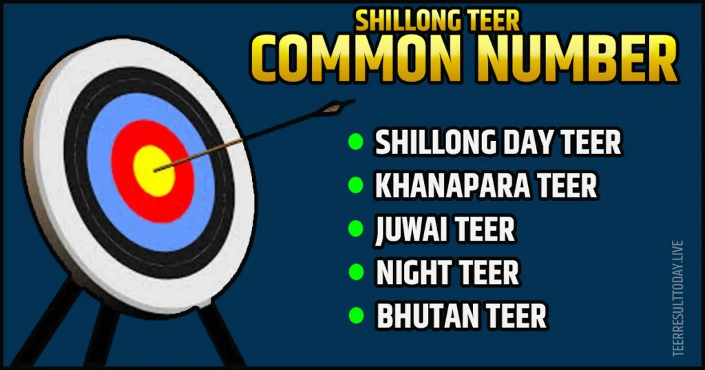 Shillong-Teer-Common-Number-Today