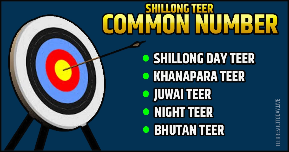 Shillong-Teer-Common-Number-Today